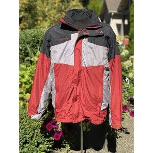 Columbia Bugaboo ll Red Interchange 3-in-1  Omni-Tech Winter Coat Men’s Size L
